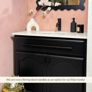 Elise Vanity 1200 - Black