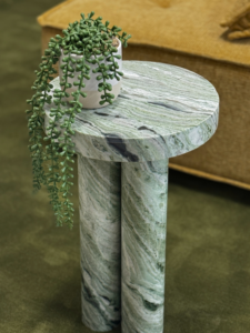 Verde Oceania Marble Side table