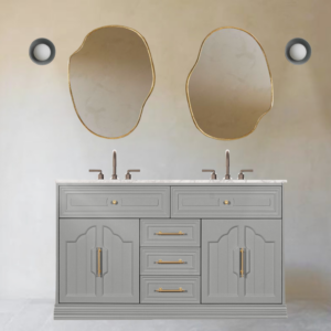 Eleanor Vanity 1200 - Pearl Grey