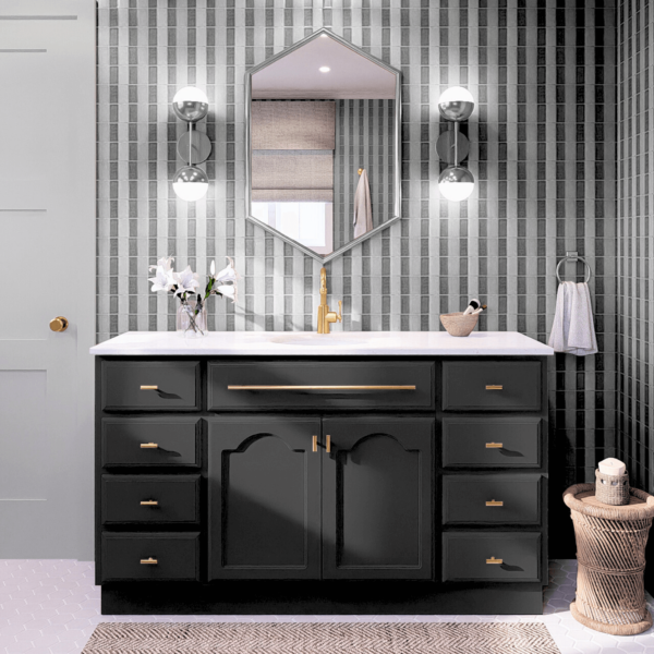 Elise Vanity 1500 Single Bowl - Pearl Grey