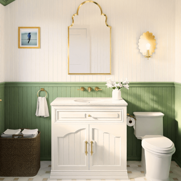 Eleanor Vanity 900 - Classic White