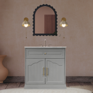 Eleanor Vanity 1200 - Pearl Grey