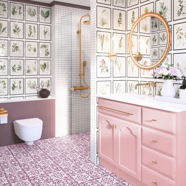 Elise Vanity 1200 - Rose