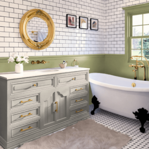 Eleanor Vanity 1500 Single Bowl - Pearl Grey