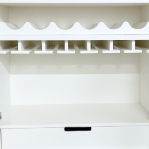 Elise Bar Cabinet - Classic White