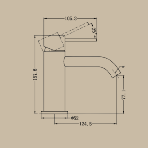 Mecca Basin Mixer - Chrome