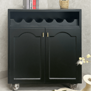 Elise Bar Cabinet - Black